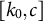 k 0 comma c