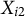 upper X Subscript i Baseline 2