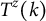 upper T Superscript z Baseline left parenthesis k right parenthesis