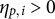 eta Subscript p comma i Baseline greater than 0