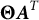 upper Theta upper A Superscript upper T