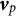 v Subscript p