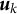 u Subscript k