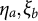 eta Subscript a Baseline comma xi Subscript b Baseline