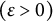 left parenthesis epsilon greater than 0 right parenthesis