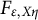 upper F Subscript epsilon comma upper X eta