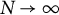 upper N right arrow infinity