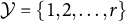 script upper Y equals StartSet 1 comma 2 comma midline horizontal ellipsis comma r EndSet