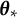 theta Subscript asterisk