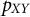 p Subscript upper X upper Y