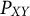 upper P Subscript upper X upper Y