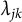 lamda Subscript j k