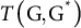 upper T left parenthesis upper G comma backslash text upper G Superscript asterisk Baseline right parenthesis
