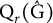 backslash text upper Q Subscript r Baseline left parenthesis ModifyingAbove upper G With caret right parenthesis