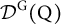 upper D Superscript upper G Baseline left parenthesis upper Q right parenthesis