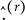 ModifyingAbove period Superscript left parenthesis r right parenthesis Baseline With caret