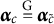 alpha Subscript c Baseline backslash stackrel upper G equals alpha Subscript c overtilde