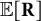 double struck upper E bold upper R