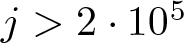 dollar sign j greater than 2 dot 105 dollar sign
