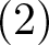dollar sign left parenthesis 2 right parenthesis dollar sign