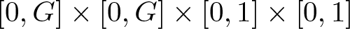 dollar sign left bracket 0 comma upper G right bracket times left bracket 0 comma upper G right bracket times left bracket 0 comma 1 right bracket times left bracket 0 comma 1 right bracket dollar sign