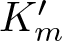 dollar sign Km prime dollar sign