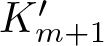dollar sign Km plus 1 prime dollar sign
