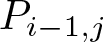 dollar sign Pi minus 1 comma j dollar sign
