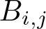 dollar sign Bi comma j dollar sign