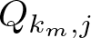 dollar sign Qkm comma j dollar sign