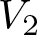 dollar sign upper V 2 dollar sign