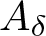 dollar sign upper A delta dollar sign