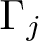 dollar sign upper Gamma j dollar sign