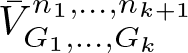dollar sign upper V bar upper G 1 comma ellipsis comma Gkn 1 comma ellipsis comma nk plus 1 dollar sign