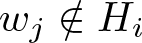 dollar sign wj not an element of Hi dollar sign