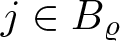 dollar sign j element of upper B rho dollar sign