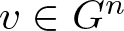 dollar sign v element of Gn dollar sign
