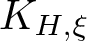 dollar sign KH comma xi dollar sign