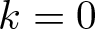 dollar sign k equals 0 dollar sign