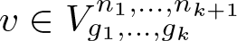 dollar sign v element of Vg 1 comma ellipsis comma gkn 1 comma ellipsis comma nk plus 1 dollar sign