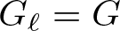 dollar sign upper G script l equals upper G dollar sign