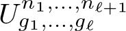 dollar sign Ug 1 comma ellipsis comma g script l n 1 comma ellipsis comma n script l plus 1 dollar sign