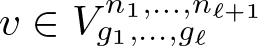 dollar sign v element of Vg 1 comma ellipsis comma g script l n 1 comma ellipsis comma n script l plus 1 dollar sign