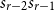 s Subscript r minus 2 Baseline s Subscript r minus 1