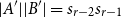 StartAbsoluteValue upper A Superscript prime Baseline EndAbsoluteValue StartAbsoluteValue upper B Superscript prime Baseline EndAbsoluteValue equals s Subscript r minus 2 Baseline s Subscript r minus 1
