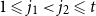 1 less than or slanted equals j 1 less than j 2 less than or slanted equals t