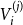 upper V Subscript i Superscript left parenthesis j right parenthesis