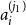 a Subscript i Superscript left parenthesis j 1 right parenthesis