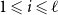 1 less than or slanted equals i less than or slanted equals script l