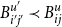 upper B Subscript i prime j prime Superscript u prime Baseline precedes upper B Subscript i j Superscript u